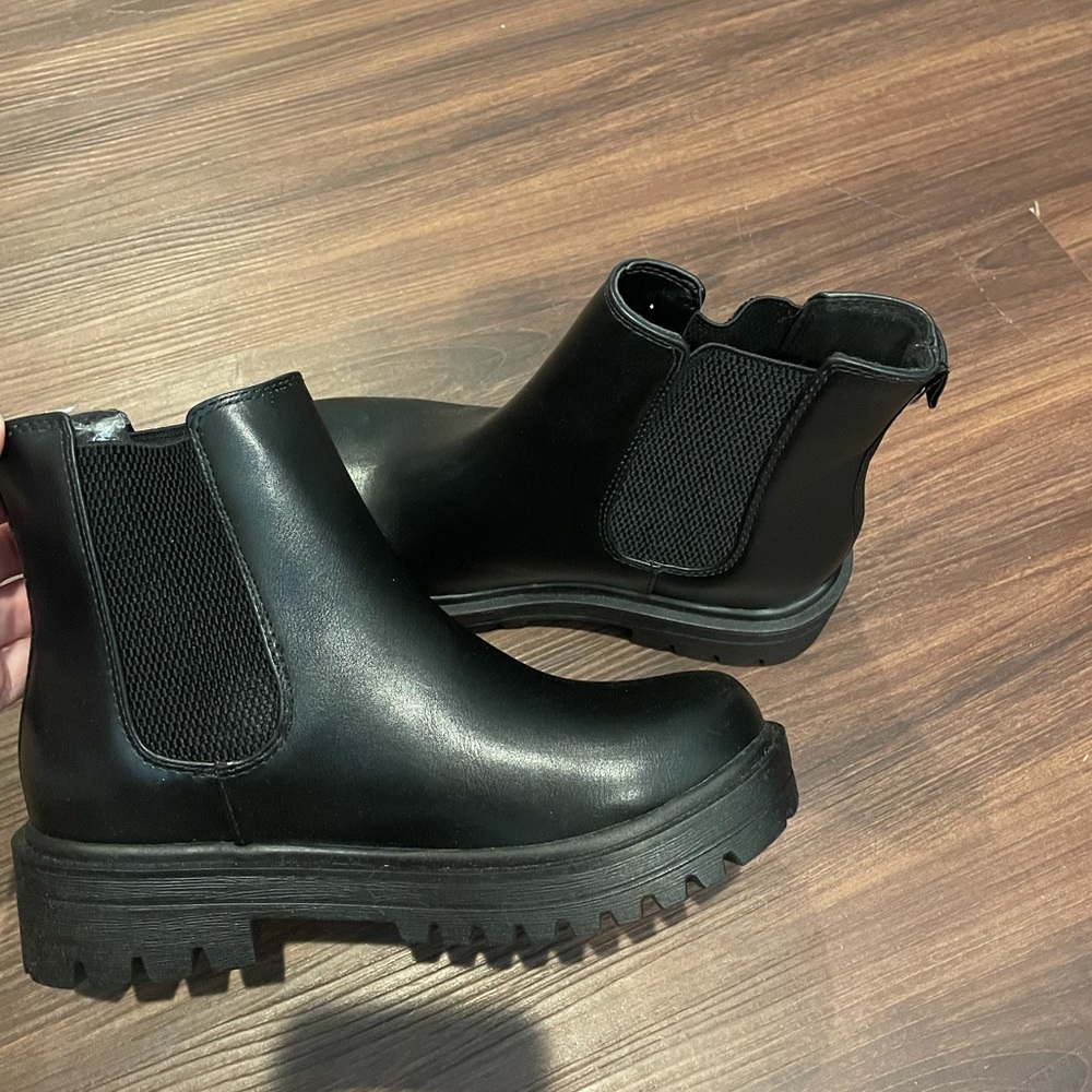 COPY - Soda Black Booties Never Worn